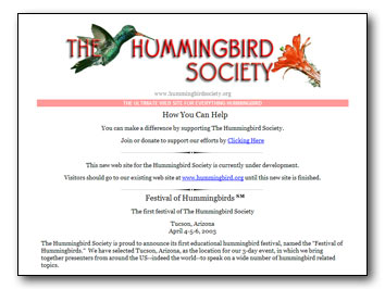 Hummingbird Society